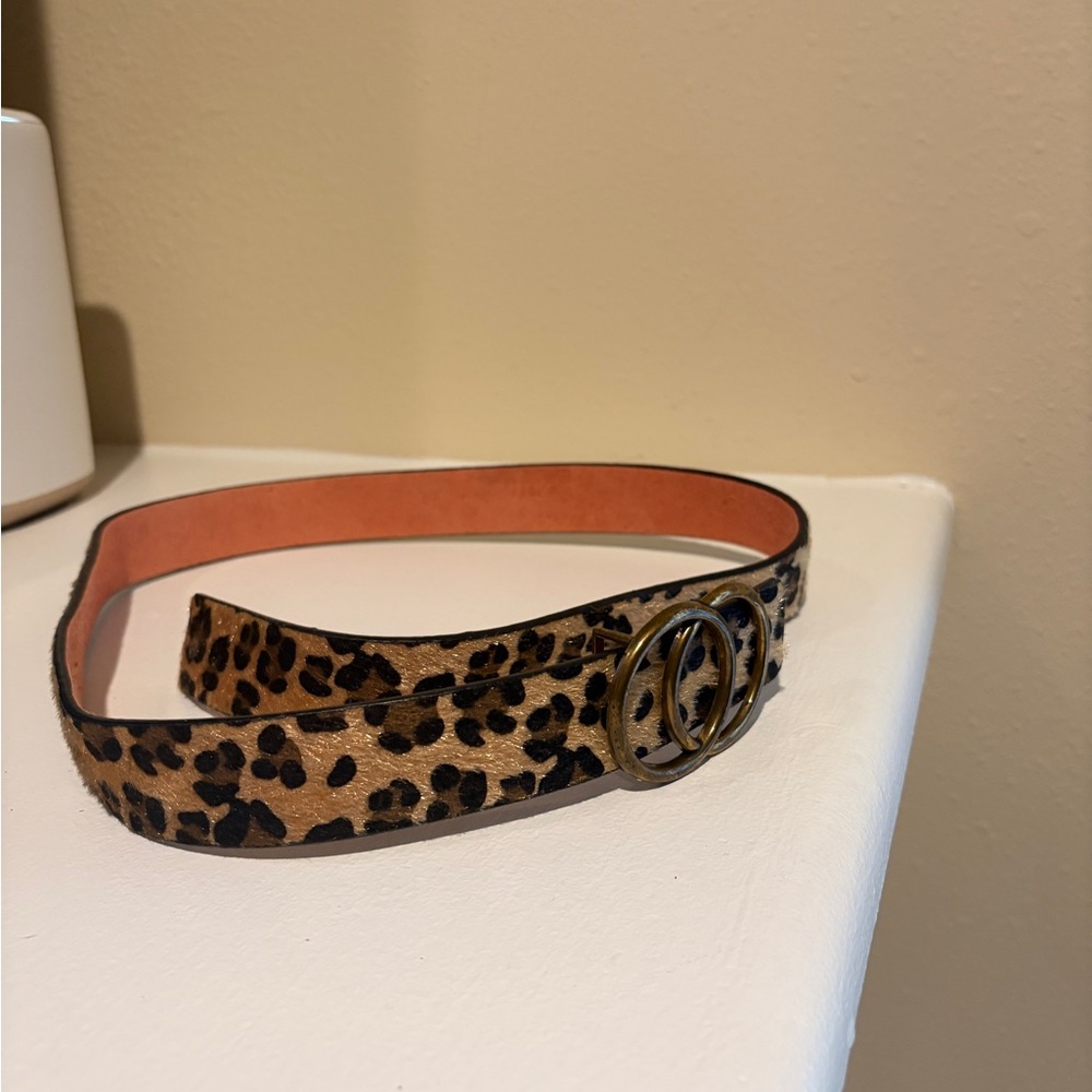 Leopard Print Women's Belt
